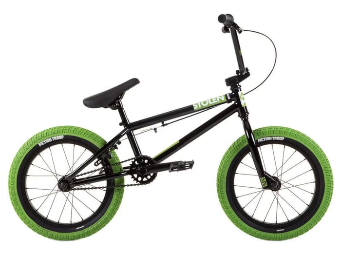 Stolen BMX "Agent 16" BMX Rad - 16 Zoll | Black