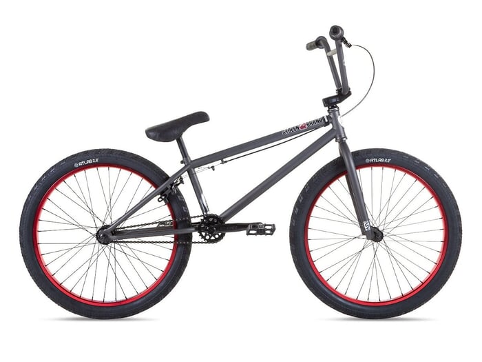 Stolen BMX "Saint 24" BMX Cruiser Rad - 24 Zoll | Matte Raw Grey