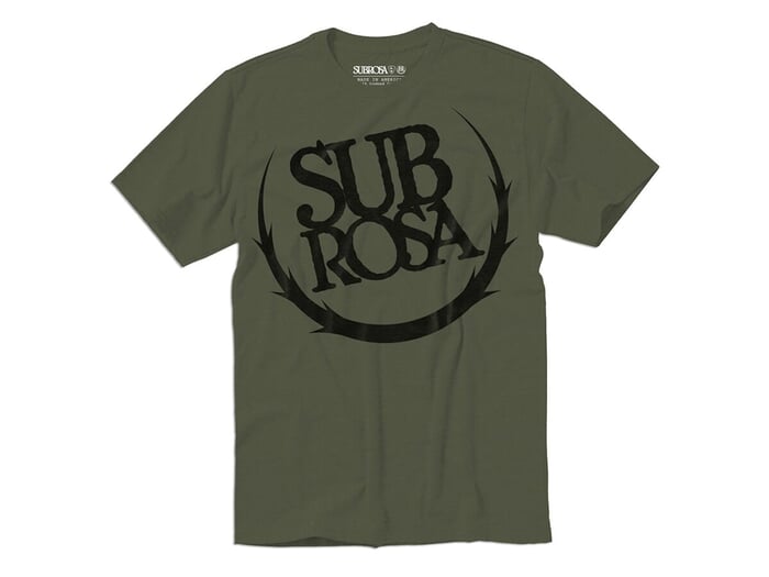 Subrosa Bikes "Big Crest" T-Shirt - Army Green