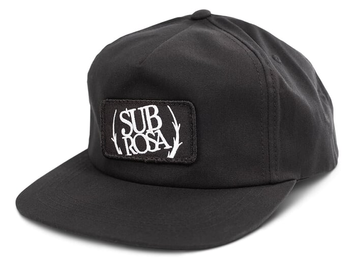 Subrosa Bikes "Bold Patch Snapback" Cap - Black