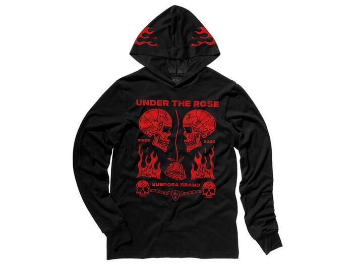 Subrosa Bikes "Rose Malone" Hooded Longsleeve - Black