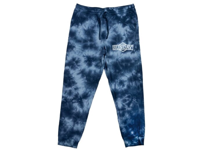 Sunday Bikes "Cornerstone" Pants - Blue Tie-Dye