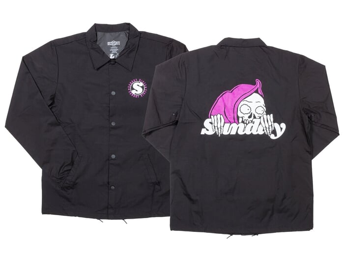 Sunday Bikes "Creepy Sweeper Windbreaker" Jacke - Black/Purple