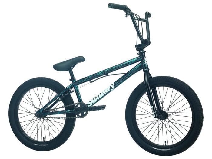 Sunday Bikes "Forecaster Park Maca Grasset" 2022 BMX Rad - Cyan Rain