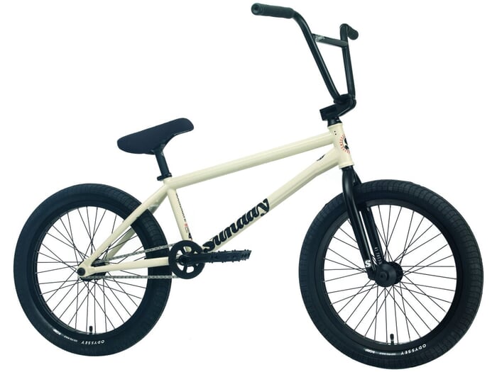 Sunday Bikes "Soundwave RHD Gary Young" 2022 BMX Rad - Gloss Classic White | Freecoaster | RHD