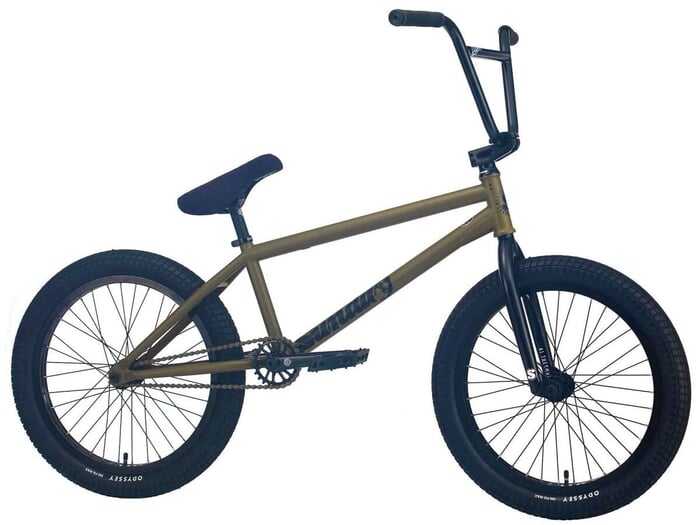 Sunday Bikes "Wavelength Gary Young" 2023 BMX Rad - Matte Army Green | Cassette | SDS