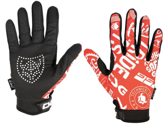 TSG "DW" Gloves - Sticky Red