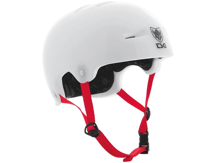 TSG "Evolution Special Makeup" BMX Helmet - Clear White