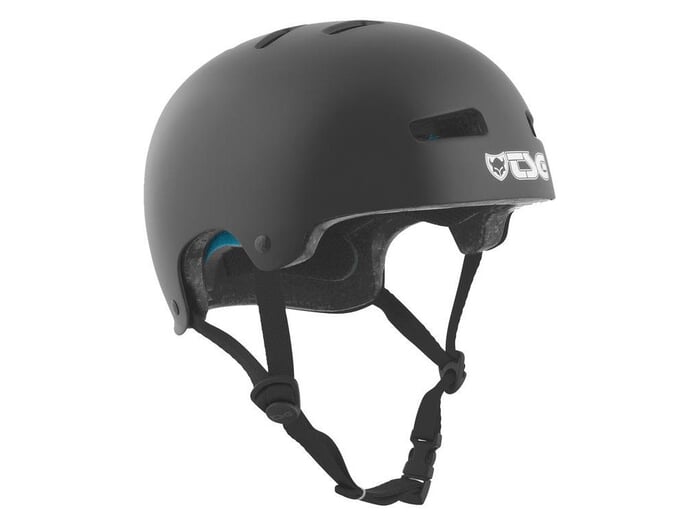 TSG "Evolution Youth Solid Color" BMX Helm - Satin Black