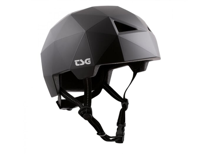 TSG "Geo Solid Color" BMX Helm - Satin Black