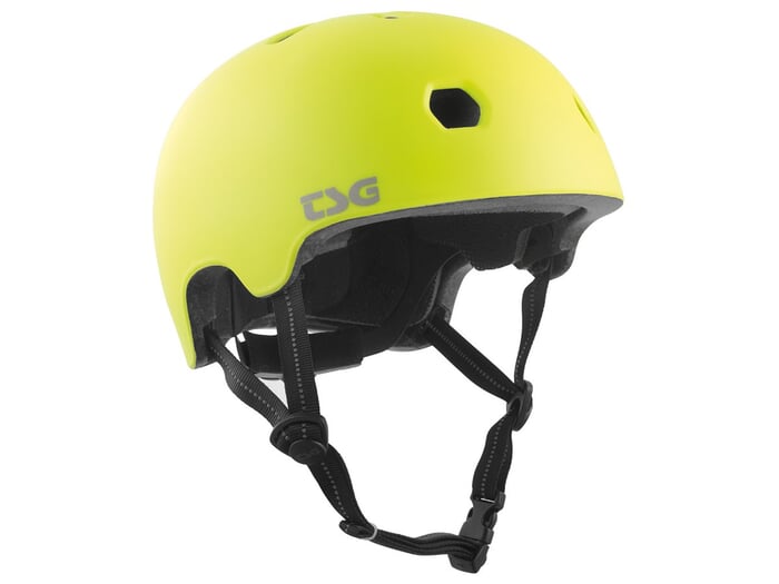 TSG "Meta Youth Solid Color" BMX Helm - Satin Acid Yellow