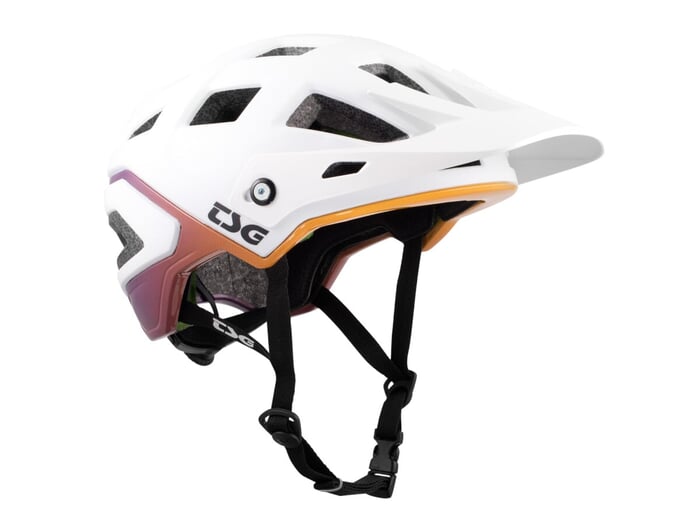 TSG "Scope Graphic Design" Trail MTB Helmet - White Fade
