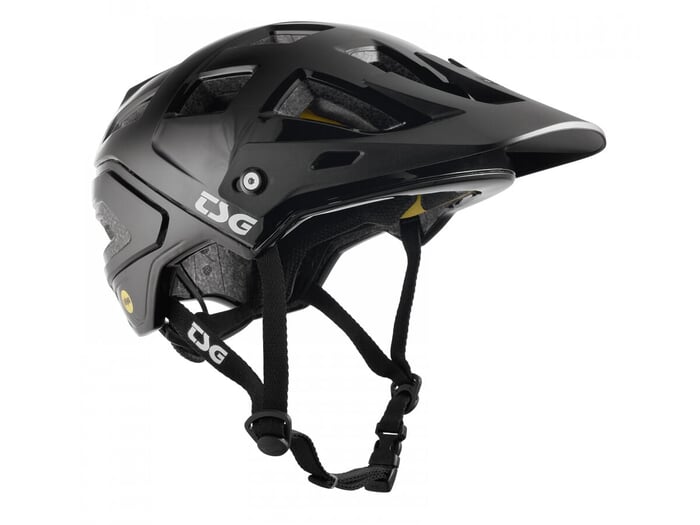 TSG "Scope MIPS Solid Color" Trail MTB Helm - Gloss Black