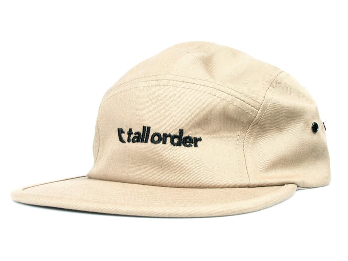 Tall Order "Logo 5 Panel" Kappe - Tan