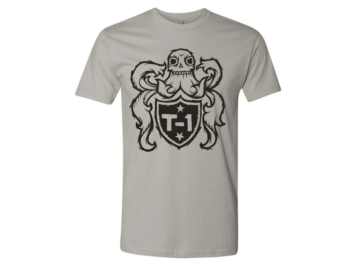 Terrible One "Crest" T-Shirt - Beige/Black