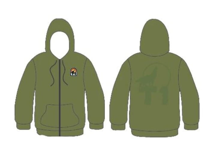 Terrible One "Wolf" Zipper - Olive Green