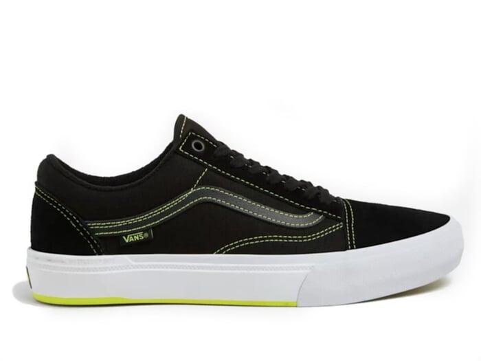 Vans "BMX Old Skool" Schuhe -  Black/Neon Yellow