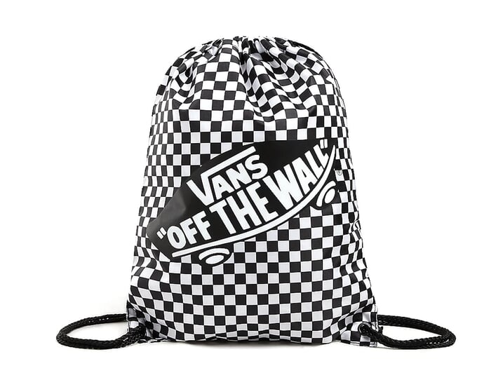 Vans "Benched Bag" Cinch Bag - Black/White