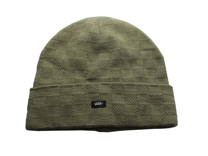 Vans "Check Tall Cuff" Beanie - Loden Green