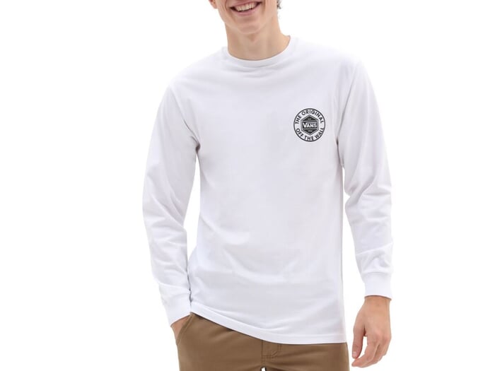 Vans "Circle Checker" Longsleeve - White