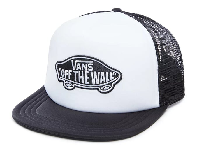 Vans "Classic Patch Trucker" Cap - White/Black