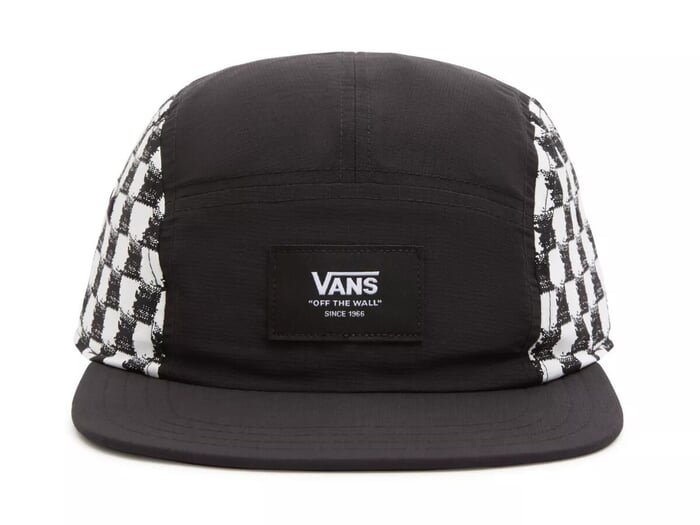 Vans "DIY Checkerboard Curved Bill" Cap - Black