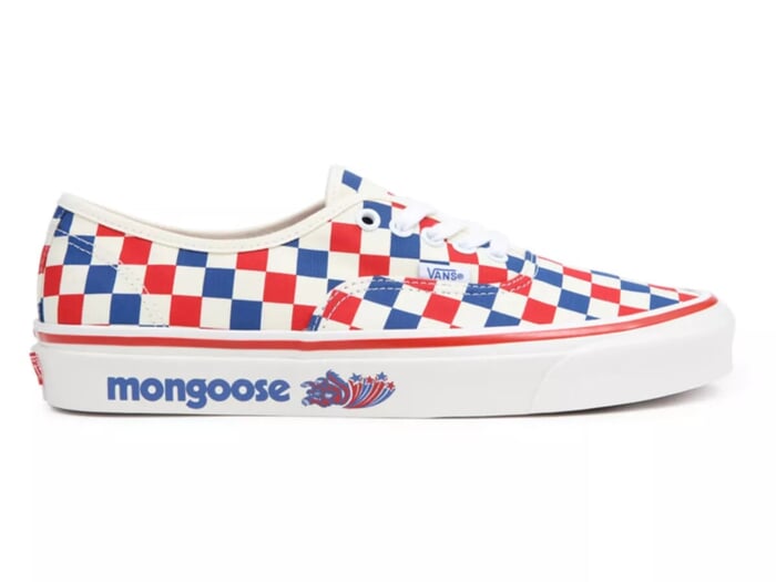 Vans X Mongoose "UA Authentic 44 DX" Shoes - Red/Blue