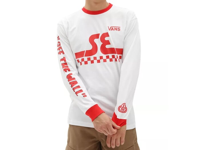 Vans X SE Bikes Longsleeve - (SE Bikes) White-High Risk Red