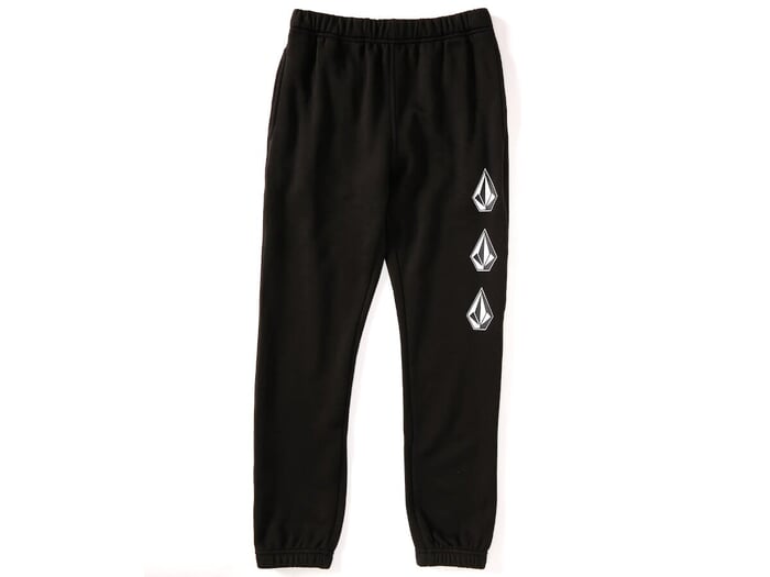 Volcom "Iconic Stone Fleece Jogger" Hose - Black (Kids)