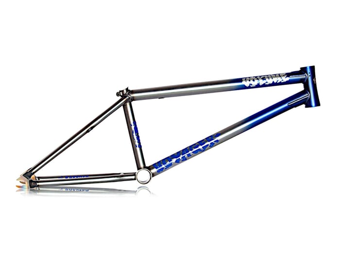 Volume Bikes "Voyager V2" BMX Rahmen - Trans Blue Fade Raw (Jarren Barboza)