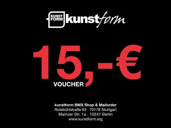 kunstform BMX Shop 15€ Voucher