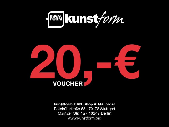 kunstform BMX Shop 20€ Voucher