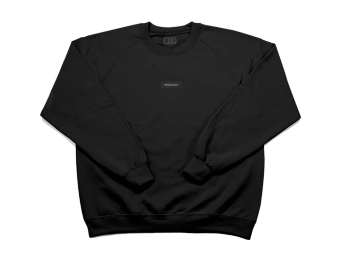 wethepeople "Label" Pullover - Black