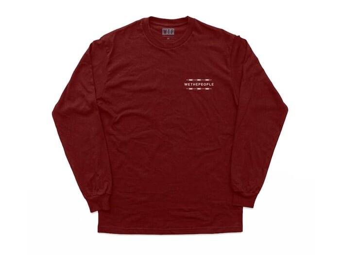 wethepeople "Pathfinder" Longsleeve - Burgundy